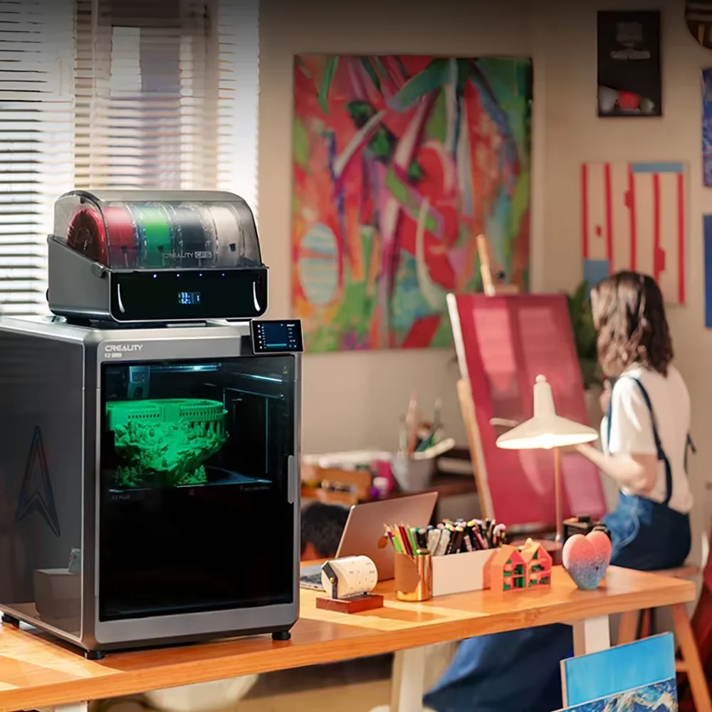 Image of K2 Plus Combo & Creality K2 Combo & K2 Pro Combo Mehrfarbiger 3D-Drucker mit 600 mm/s Druckgeschwindigkeit, Next-Gen Direktextruder