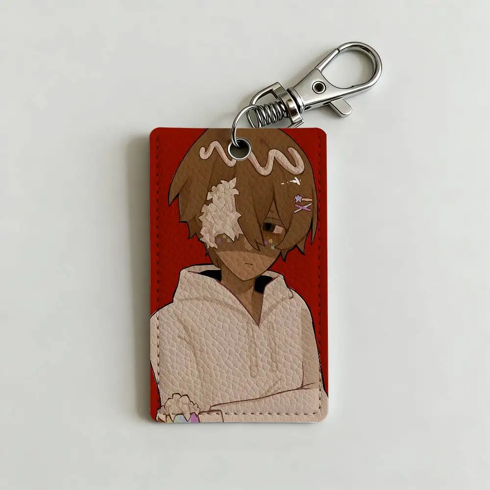 D-Dandys World C-Cosmo  Card Holder Men And Womenn Universal Antirust Keychain Learther Access Drop Key Tag Ring