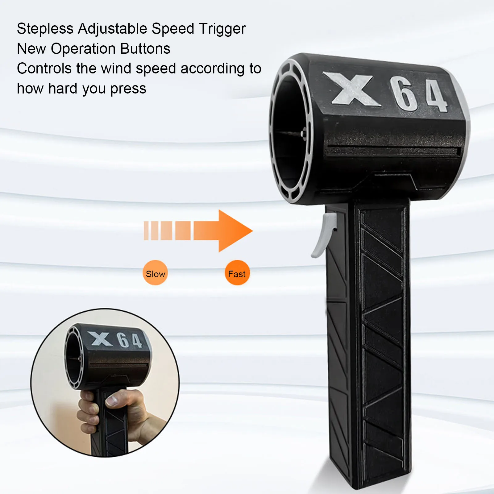 

Compressed Air Duster Cordless Air Duster Portable Air Blower 64mm Turbine Handheld Brushless Mini Dry Blower Dry Blower