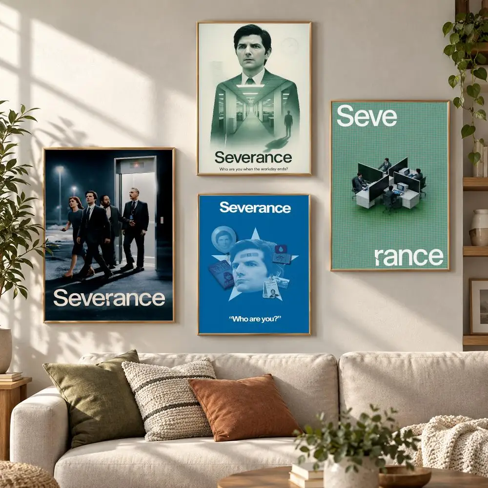 Severance TV Series Surreal Minimalist Design Aesthetic Poster Aesthetic Art Print for Bedroom & Living Room Decor, Unframed