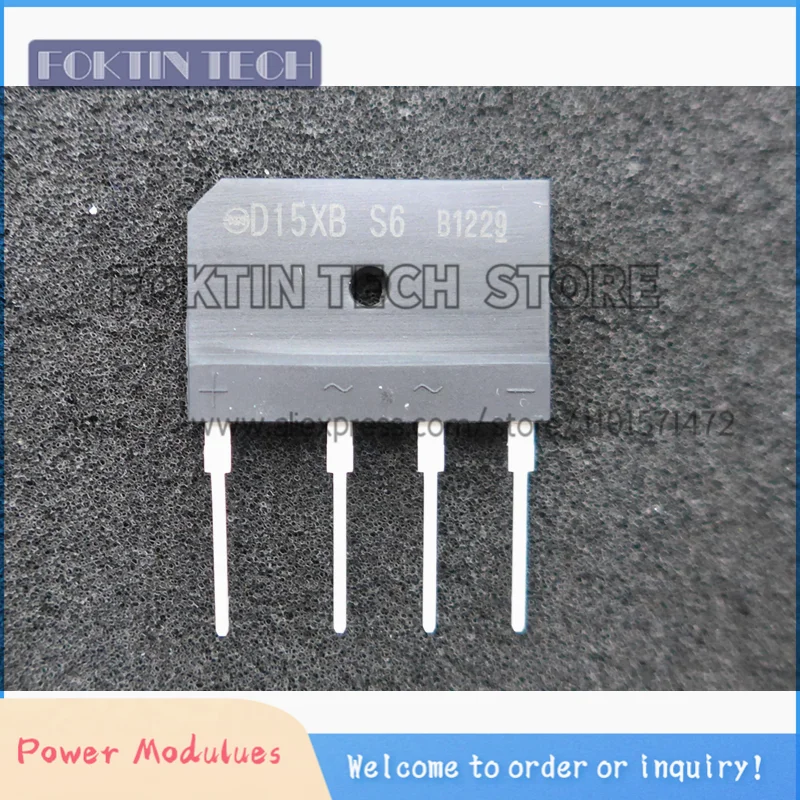 10pcs/lot D15XBS6 15A60V  D10XB20 D10XB60 D10XB80 D15XB80  D20XB60 D20XB80 D25XB60 D25XB80 D25XB100 New Original Module