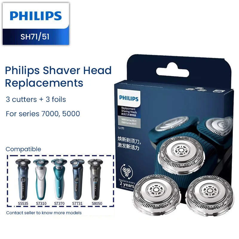 Philips SH71 Shaving Head Replacements Suitable for Philips