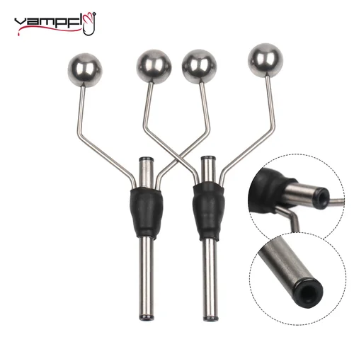 Soporte de bobina de punta bidireccional Vampfly, herramienta de atado de moscas con cabeza de bala de acero inoxidable, anzuelo de pesca, plantilla, señuelo, soporte de hilo para atar