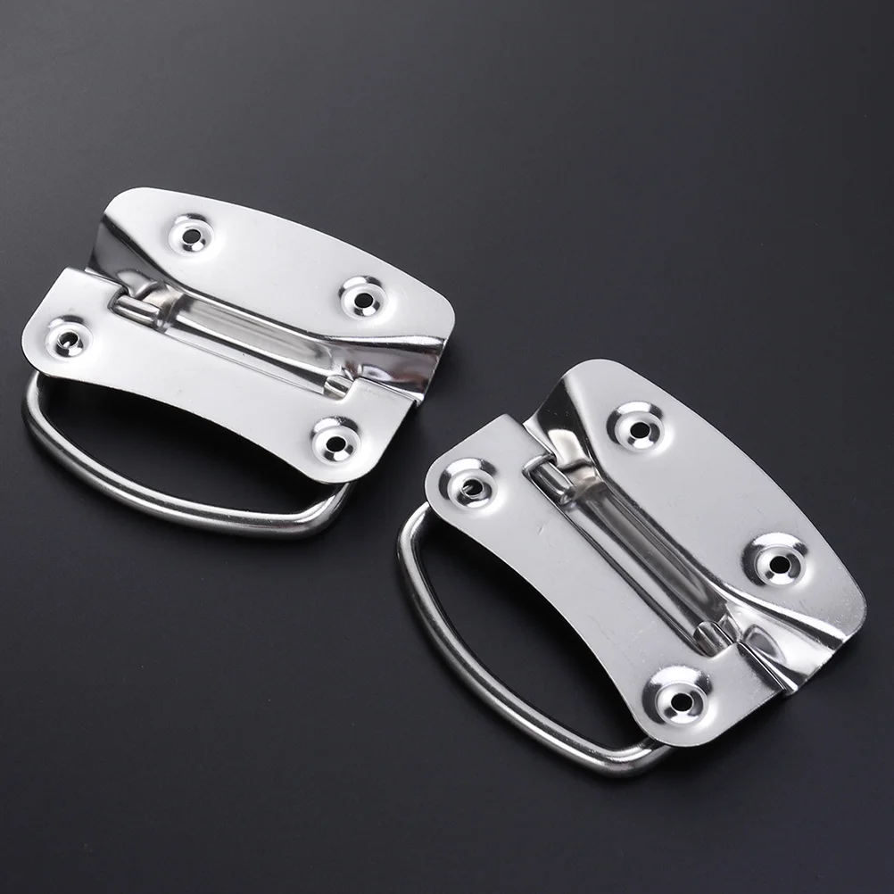 

1Pcs Box Buckle Pull Handle Thick Metal Luggage Handle Heavy Duty Suitable for Suitcase Toolbox Speakers Replacement