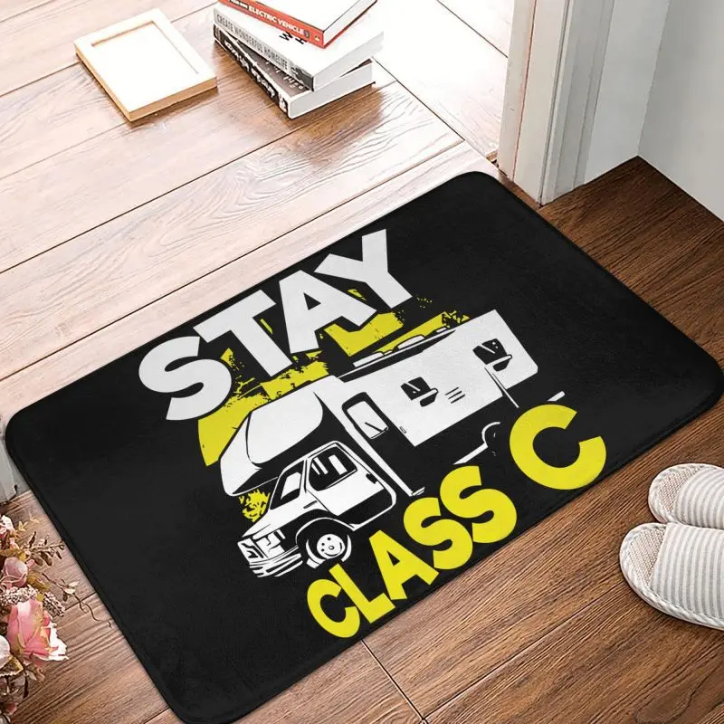 Motorhome RV Camping Camper Stay Doormat  Entrance Bath Kitchen Door Floor Mat Travel Car Campervan Living Room Rug Carpet