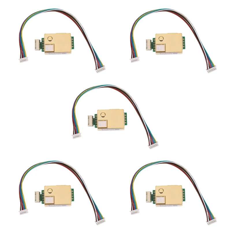 

5X MH-Z19 Infrared CO2 Sensor Module MH-Z19B Carbon Dioxide Gas Sensor For CO2 Monitor 0-5000Ppm MH Z19B