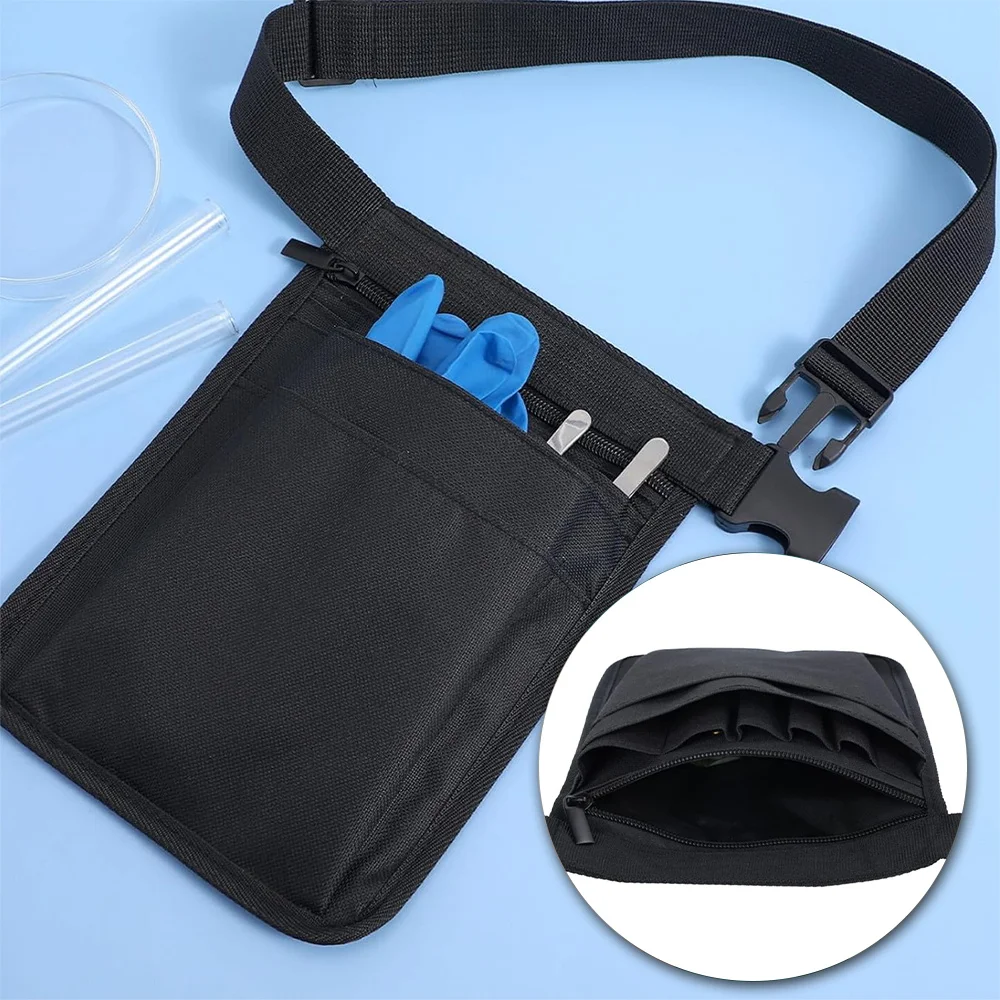 جديد الخصر حقيبة الفاكهة إلكتروني نمط تجريب متعددة الوظائف حزام قابل للتعديل تخزين الخصر حزمة العمل الملحقات ممرضة الخصر حقيبة #3