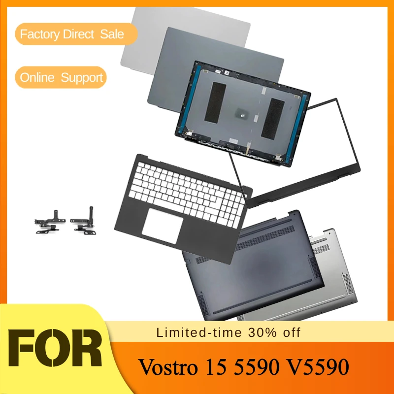 NEW For Dell Vostro 15 5590 V5590 LCD Screen Back Cover/Front Bezel/Palmrest Upper/Lower Bottom Case