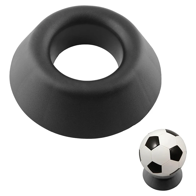 1PC Sports Ball Stand Holders Football Soccer Basketball Rugby Plastic Display Rack Storage Holder Black 128mm*35mm