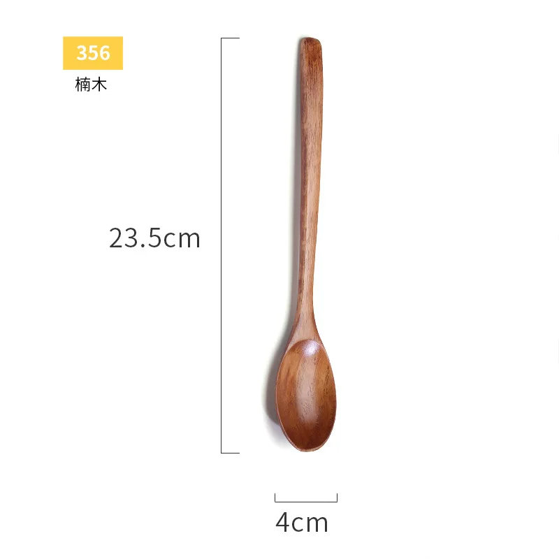 Japanese Wooden Tableware Set Portable Chopsticks Spoon Cutlery Set Travel Dinnerware Suit 1 Pairs Chopstick +1 Spoons