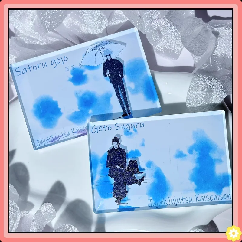 

Jujutsu Kaisen Acrylic Stand Peripheral Satoru Gojo Geto Suguru Fushiguro Toji Anime Customized High Transparency Acrylic Bricks