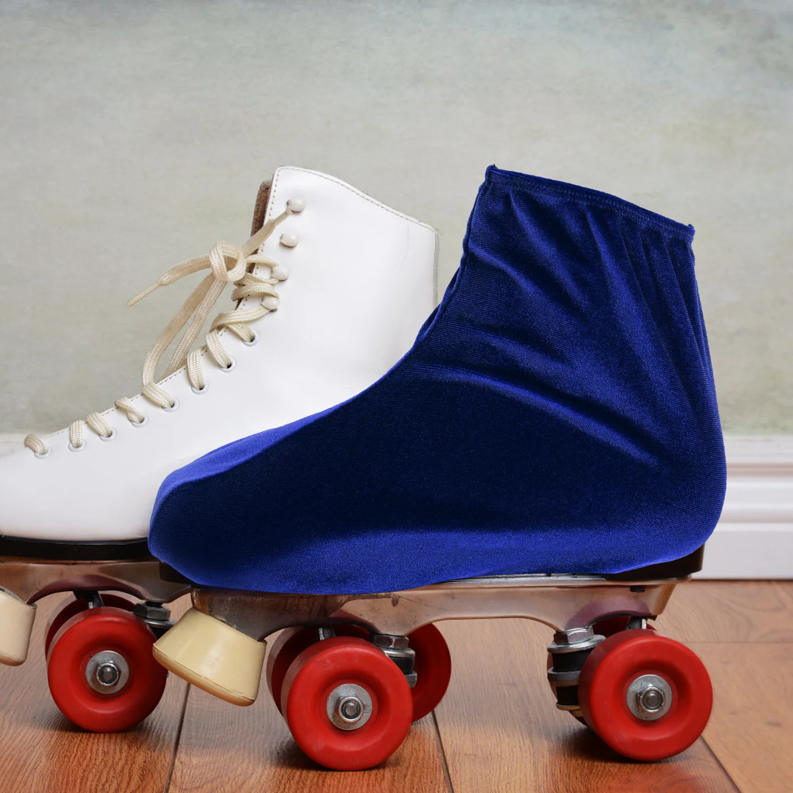 

1Pair Skates Boot Covers Elastic Polyester Skating Boot Protector Wear Resistant Skate Covers Shoe Cover