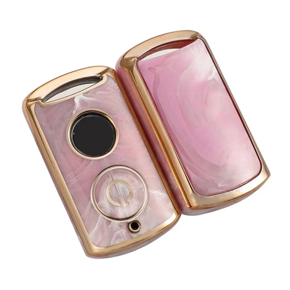 2 Buttons Car Remote Key Fob Cover Anti Bump Soft Remote Key Holder Protector TPU High Quality Motorcycle Key Cover