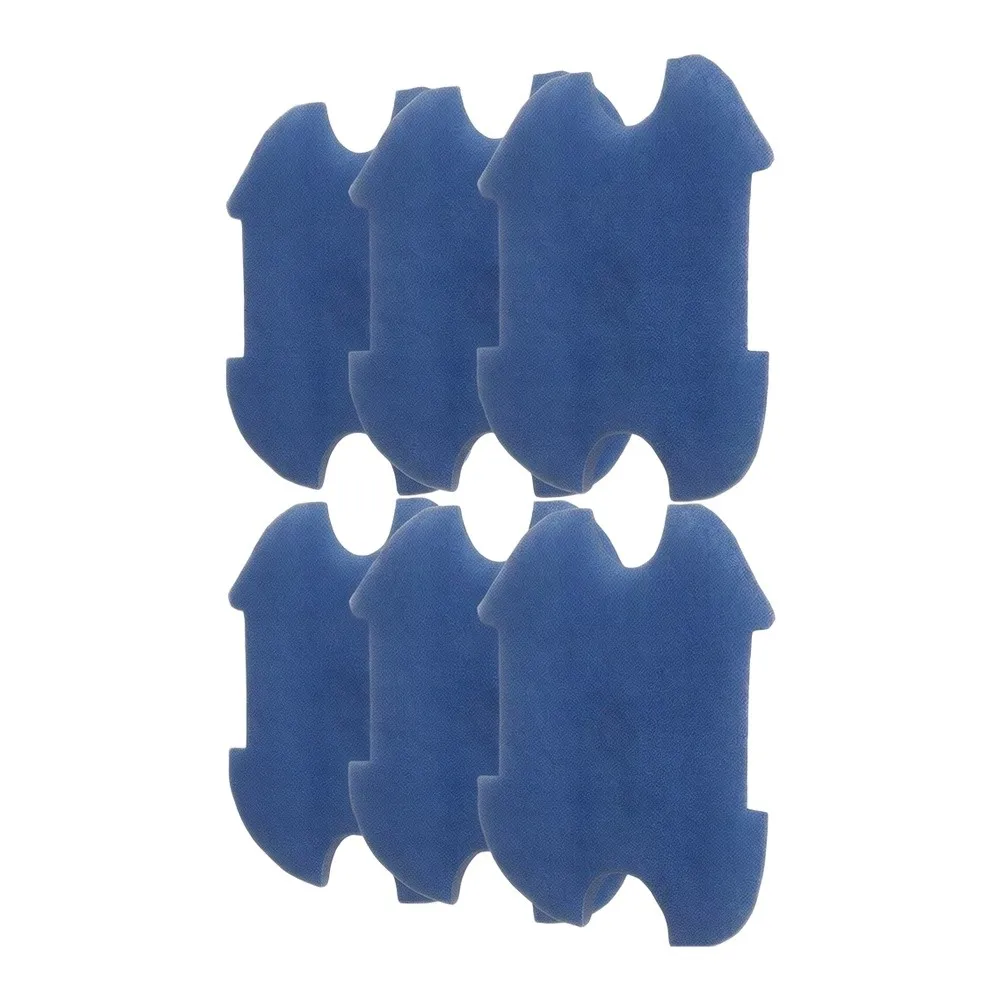 Filter Sponge Pack of 6 for Robotic Pool Cleaner A1 Cotton Foam Type Replacement Pad for Continuous Pool Cleaning