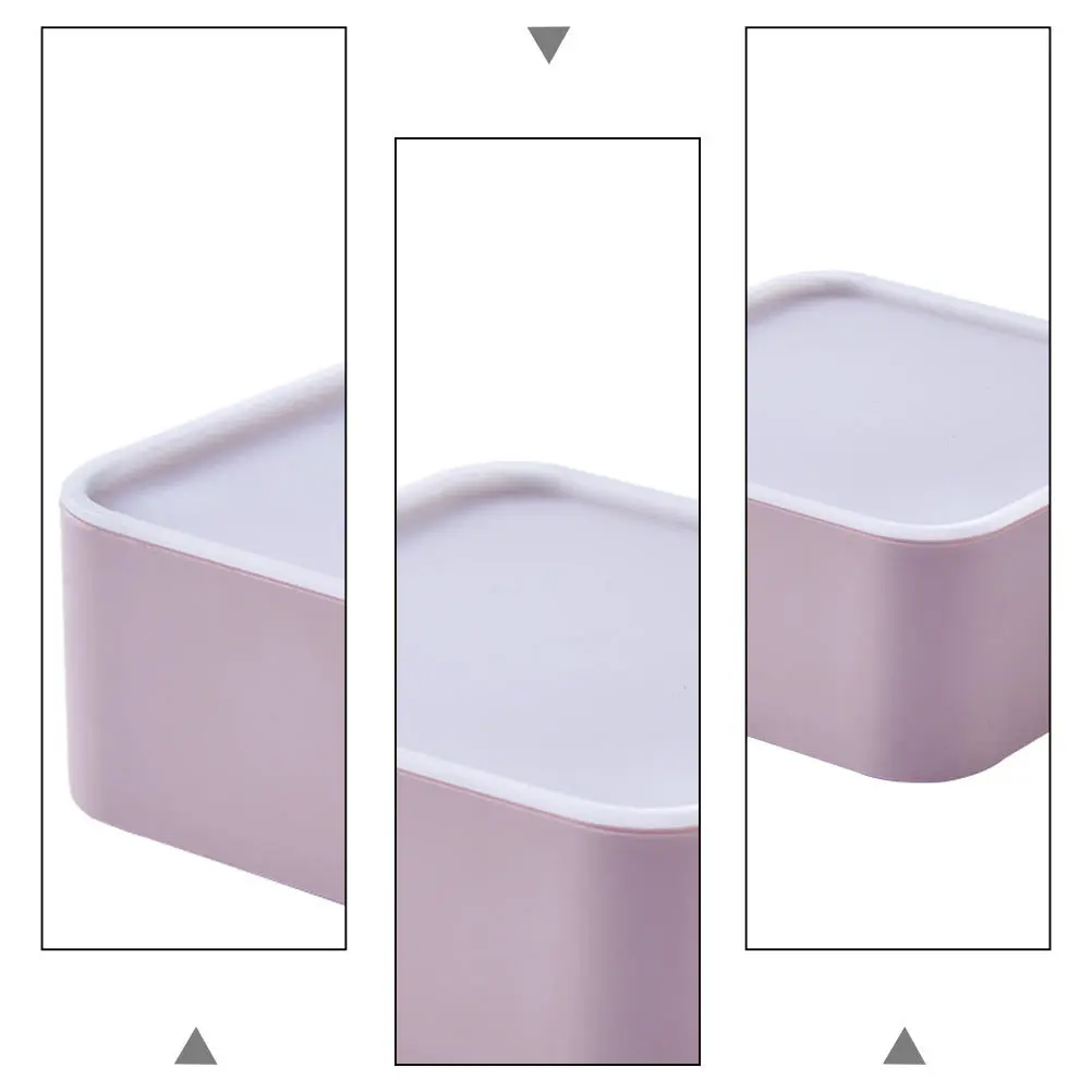 

3Pcs Simple Storage Box with Lid High Grade Material Desktop Box for Necklace Earrings Brooch Hair Clip Organizer