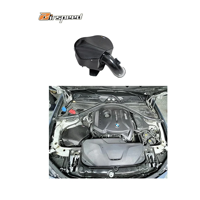 

Airspeed Car OEM Chinese Dry Carbon Fiber Cold Air Intake System For BMW 340i 440i F3X B48 2.0T