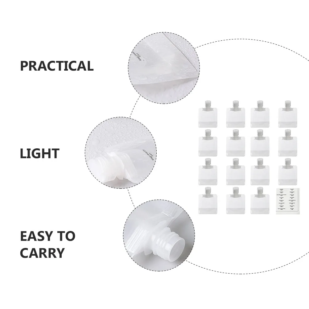 

Leakproof Sub-Packing Squeezable Lotion Storage Pouch Travel Shampoo Container Empty Cream Bag For Women Space-Saving