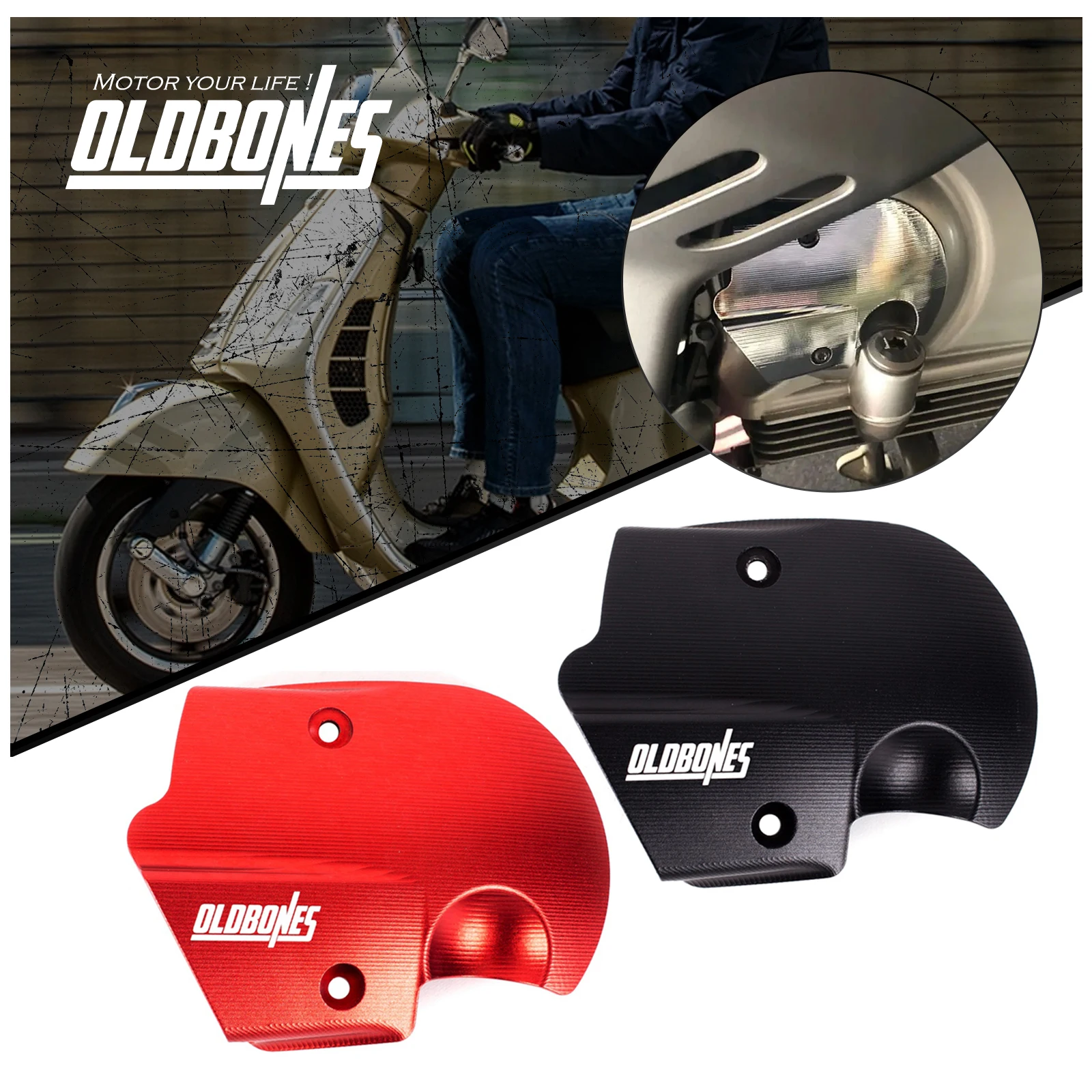 Dla Vespa GTS GTV 300 GTS300 2014 2015 2016 2017 2018 aluminiowa pokrywa filtra filtra powietrza akcesoria do skuterów