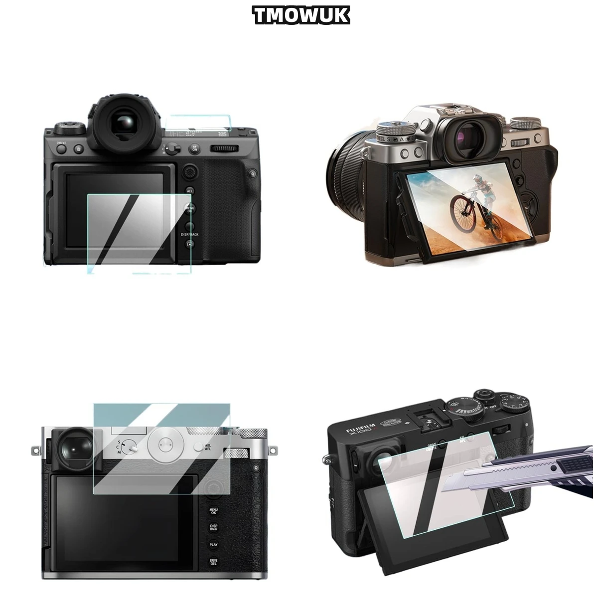 

For Fujifilm X-100T X-100 X-100S X-100F Tempered Glass Screen Protector 9H Hardness HD Clear Film