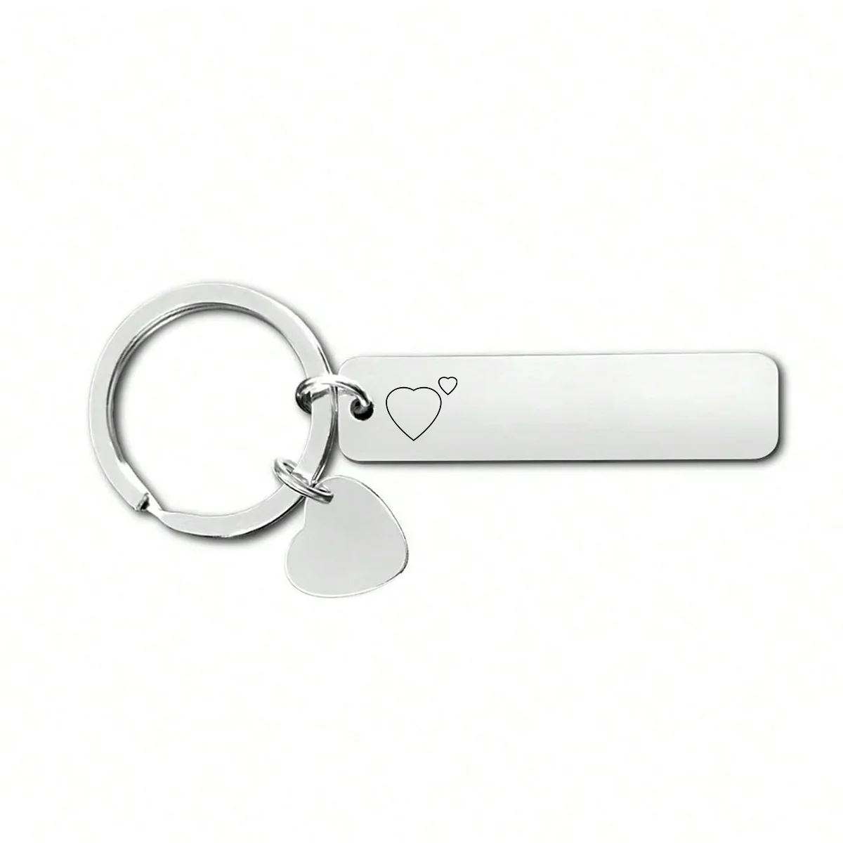 Custom Metal Keychain Personalized Text Key Ring