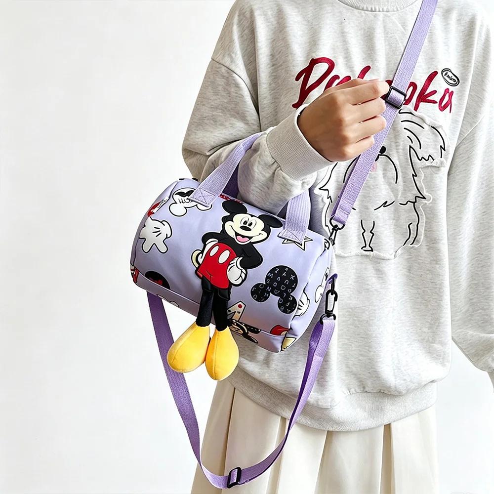 Damen-Handtasche aus Canvas mit großem Fassungsvermögen, modische Umhängetasche mit Cartoon-Design, Einkaufstasche – Detail 16