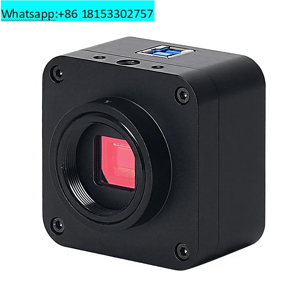 8MP 4K  Sensor IMX Microscope Camera UVC USB Measurement Electronic Digital Eyepiece for Repair PCB Soldering Astronomy