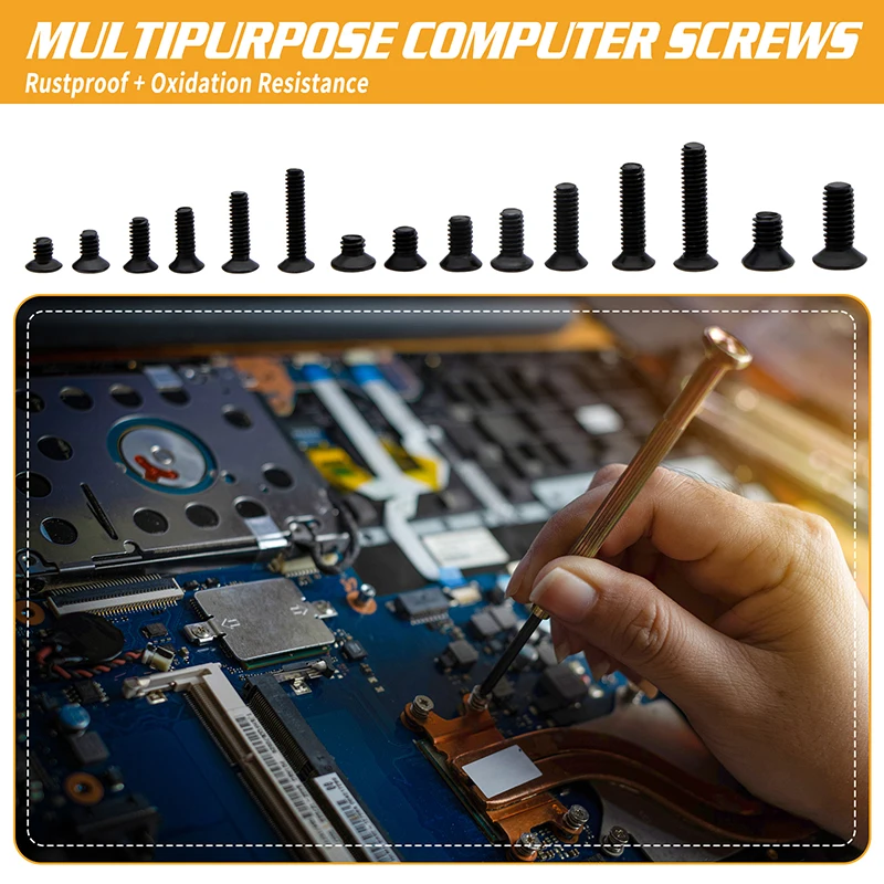 300/360Pcs винты для ноутбука M2 M2.5 M3 KM Screw Flat Head Phillips Screws Laptop Notebook Screws Set Kit For Computer Glasses