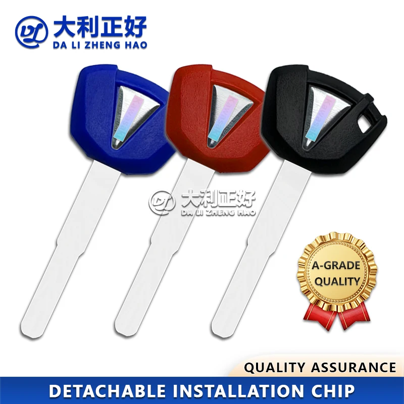 

DL Motorcycle Replacement Keys Uncut Blade For Kawasaki Z800 Z900 Ninja 650 Z400 Z500 Detachable chip car key