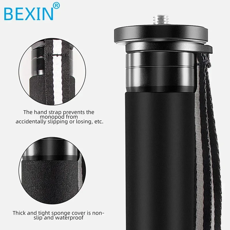 Carbon Fiber Monopod Retractable Portable Travel Shooting Monopod Selfie Bracket For SLR Camera Phone Tripod Accessories view 5