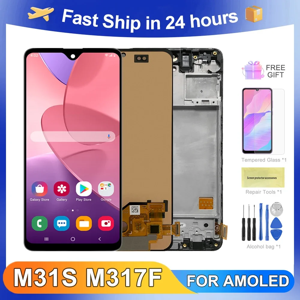 

M51 6.7''For Samsung For AMOLED M515 M515F M515F/DSN LCD Display Touch Screen Digitizer Assembly Replacement