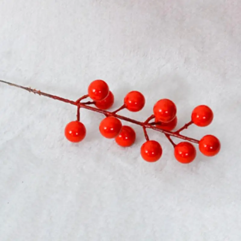 Red Fruits, Fortune Fruit, Simulated Berry Branches, Spring Festival Housewarming New Decoration Ornaments, Christmas Cuttings,