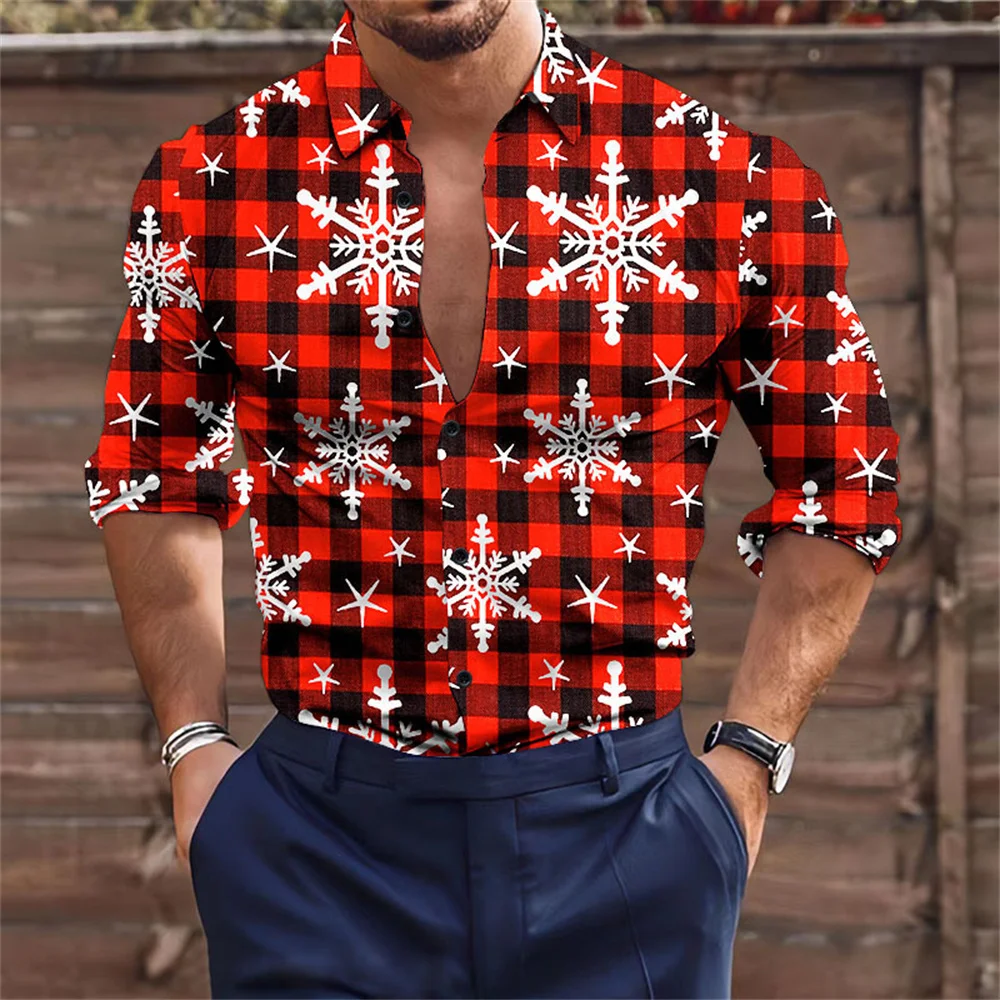 

Men's Long sleeved Shirt top spring autumn Large Casual Cardigan Shirt Family Gathering High Quality New Fashion Shirt XS-6XL
