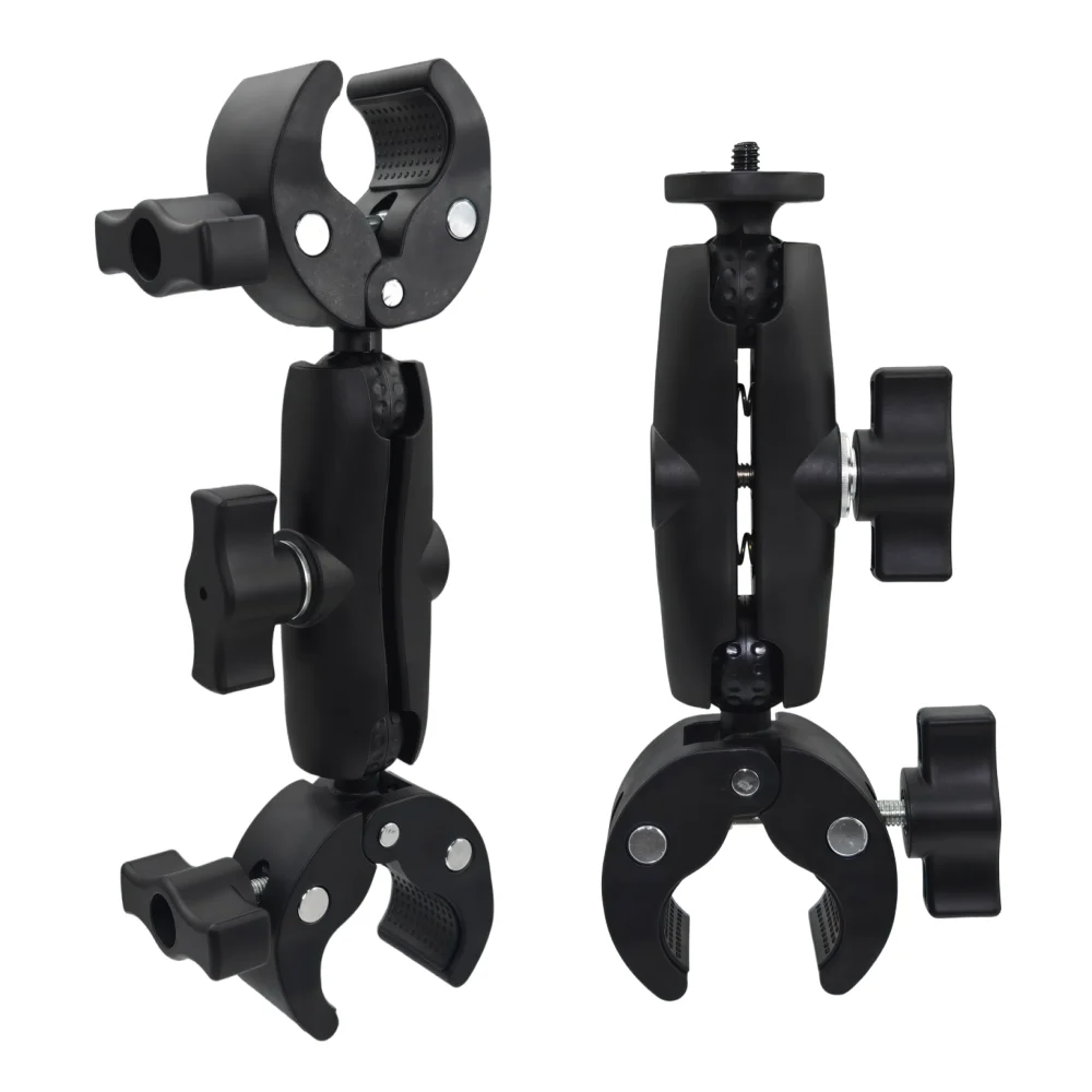 Crab Super Clamp Doppelclip-Kamerahalterung für DJI Action6 5Pro GoPro Insta360 X5 Motorrad Fahrrad Lenkerhalterung Zubehör
