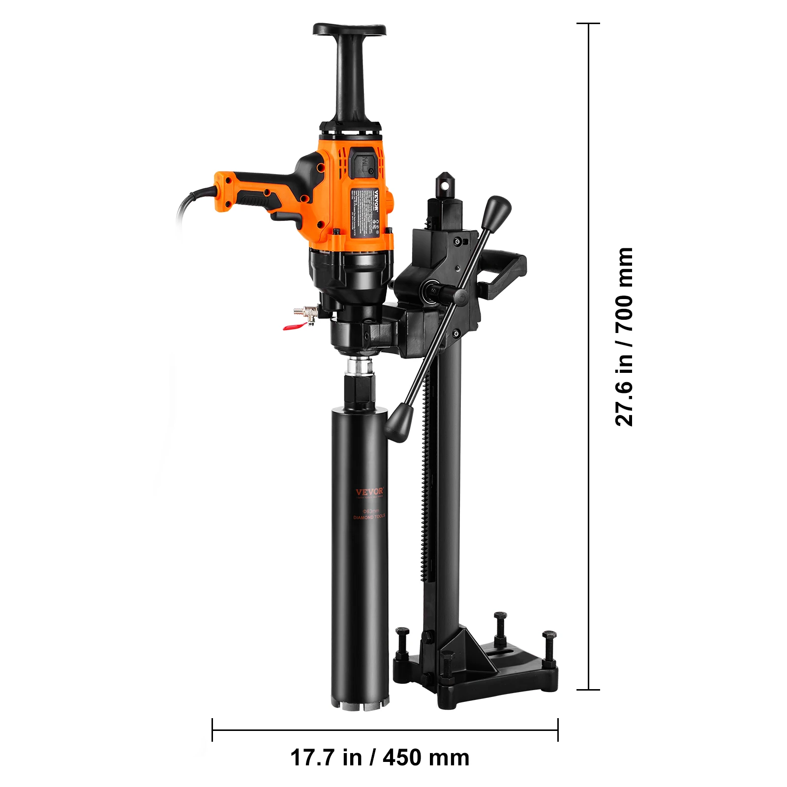 SucceBuy 2000 W/2600 W Handheld Kernboormachine Boren Diameter Nat & Droog Diamantkernboor Rig Robuuste Beton Kernboor