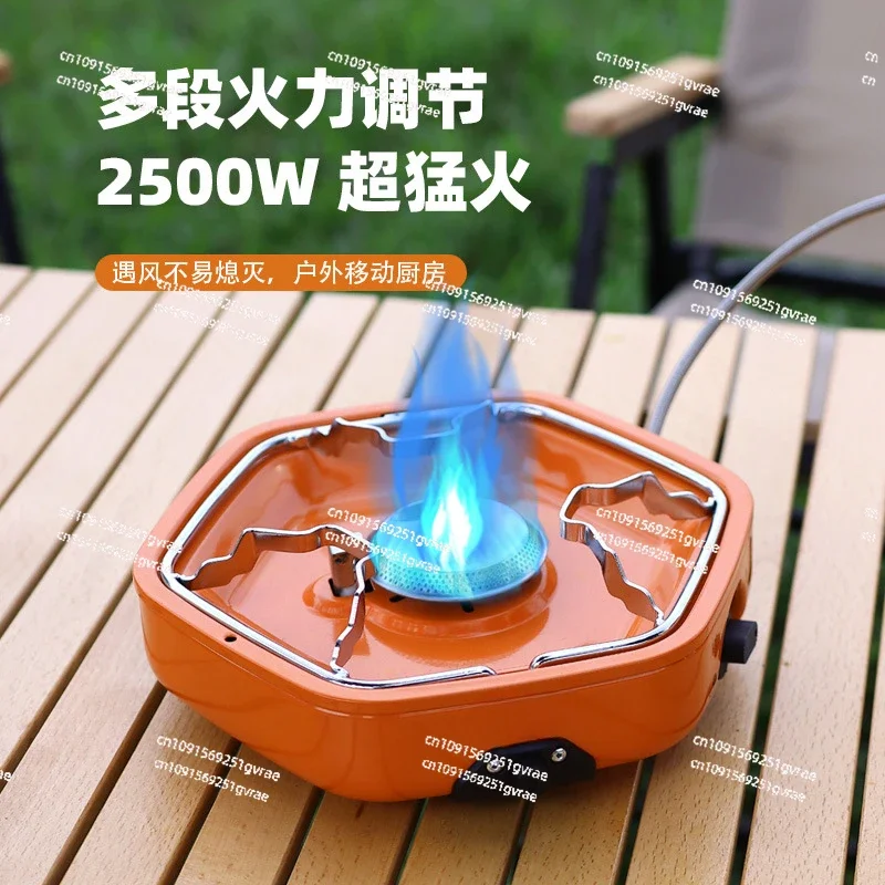 Outdoor Cassette  Portable Camping Picnic Fire Windproof Household Hot Pot  Cass Stove Gas