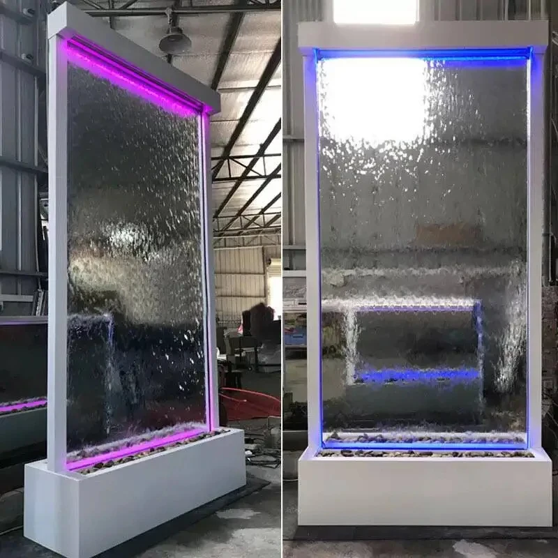 custom.Digital LED Curtain Wall 100x180cm Indoor Waterfall Screen with Lighting Wedding Backdrop & Event Decor
