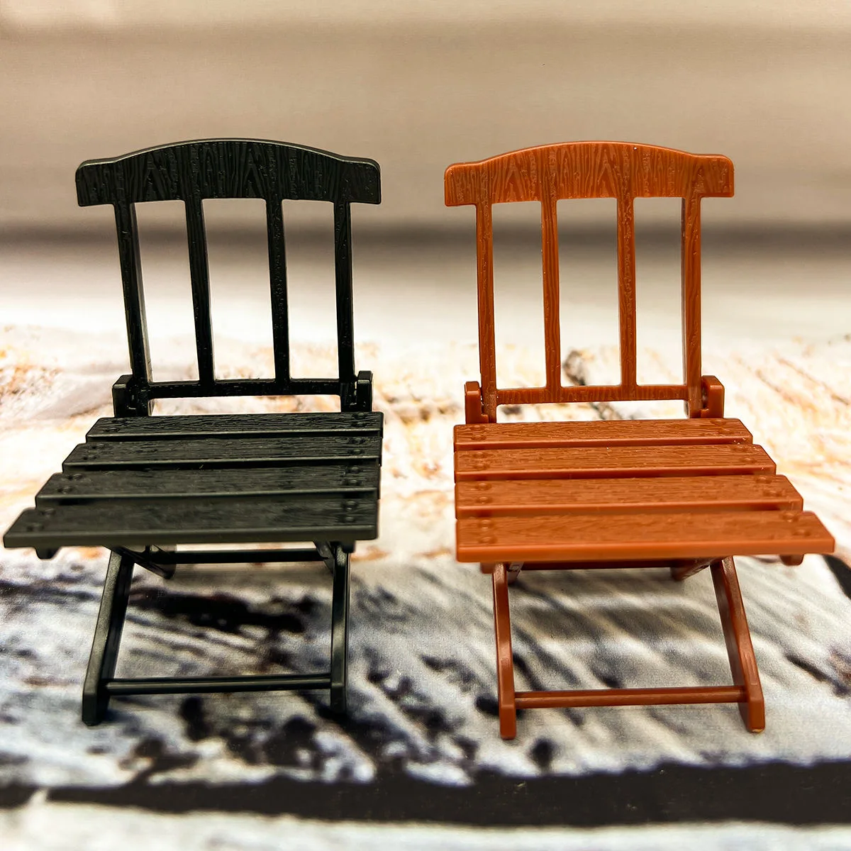 

1/6 1/8 BJD Dolls Folding Chair BJD Doll Furniture Doll House Dolls Photo Props Dolls Accessories