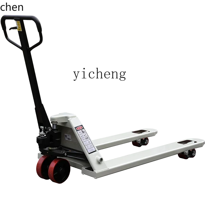 HXL Manual Hydraulic Forklift Extended Hand Pallet Truck Hand Push Platform Truck