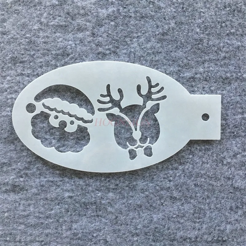 

1pcs hollow out facial painting tattoo template elements stage makeup hollow out template ruler Facial personalized pattern