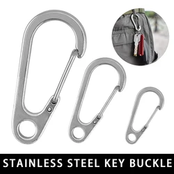 2-20PCS Stainless Steel Lobster Keychain Mini Use To Outdoor Camping, Hiking Backpack Buckle, Metal Spring Buckle, Tool Clip