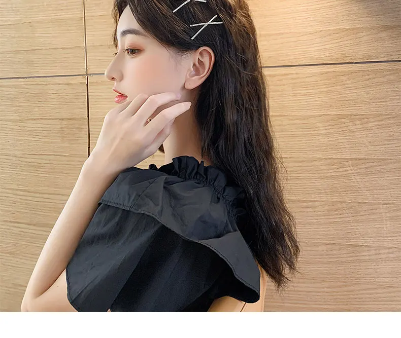 2Pcs Women\'s Fashionable and Minimalist Metal Rhinestone Bangs Clip Girl\'s Side Clip Pure and Sweet Summer New Hair Accessories