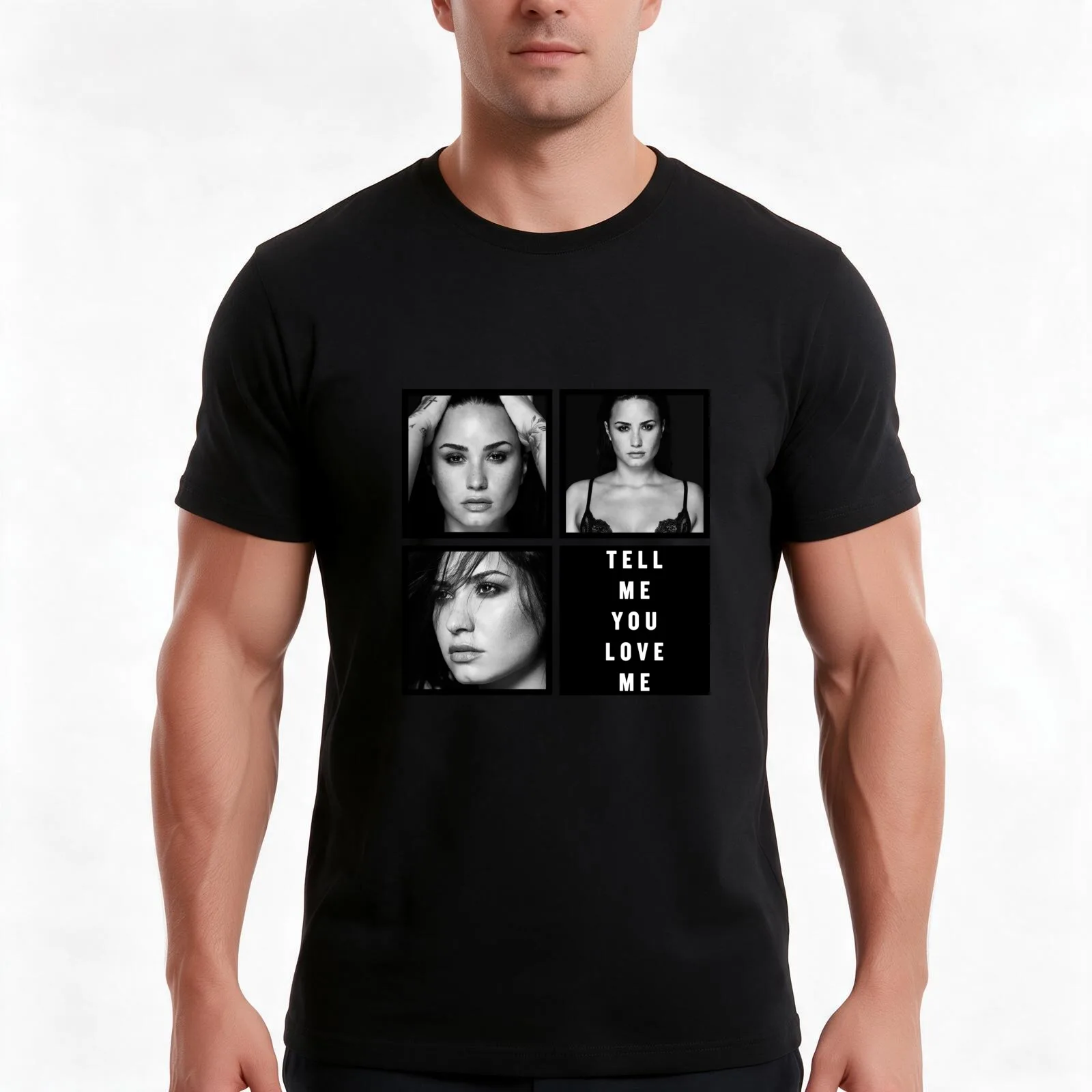TELL ME YOU LOVE ME - Demi Lovato T-Shirt, Summer Casual Cotton Tee, Oversized Streetwear Tops, Vintage Graphic Print