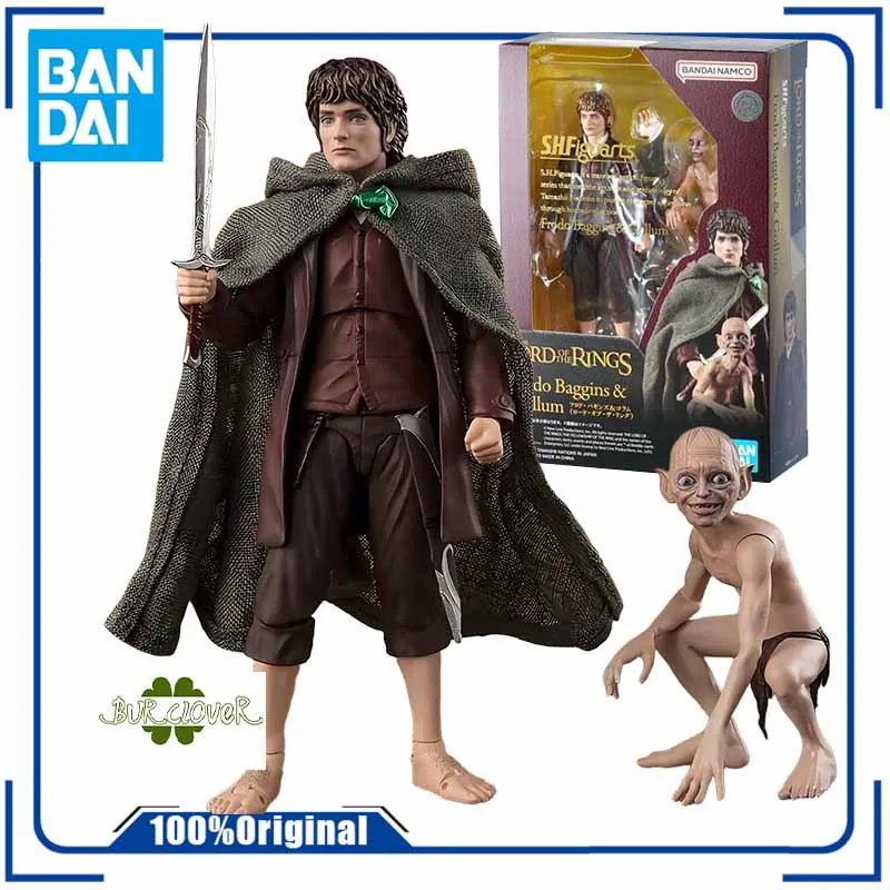 

Bandai Original SHF Anime Figure The Lord of the Rings FRODO BAGGINS GOLLUM Action Figure Toys For Boys /Girls /Kids /Christmas
