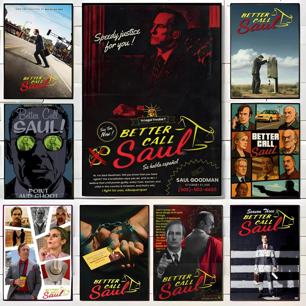 clever show B-Better Call Saul Poster Wall Art Print Decorative Mural Home Decor Gift Unframed