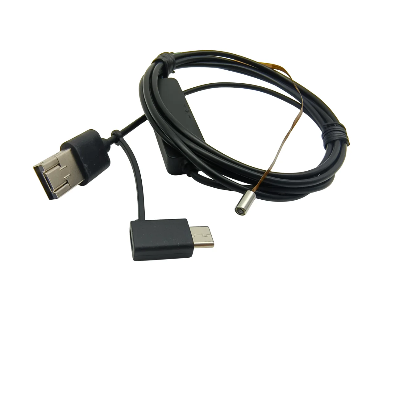 Endoscopio de cable flexible FPC de 1MP y 3,9mm cable 3 en 1 FOV75  Kalo USB cámara endoscópica industrial EZ-EN39L-S