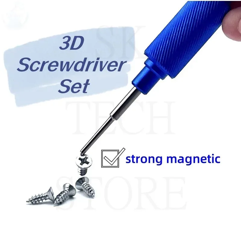 Tournevis de précision 3D SW-8057 série pistolet en acier Phillips Y 0.6 Torx 1.2 T2 1.5 0.8 tournevis pour outil de réparation de téléphone portable