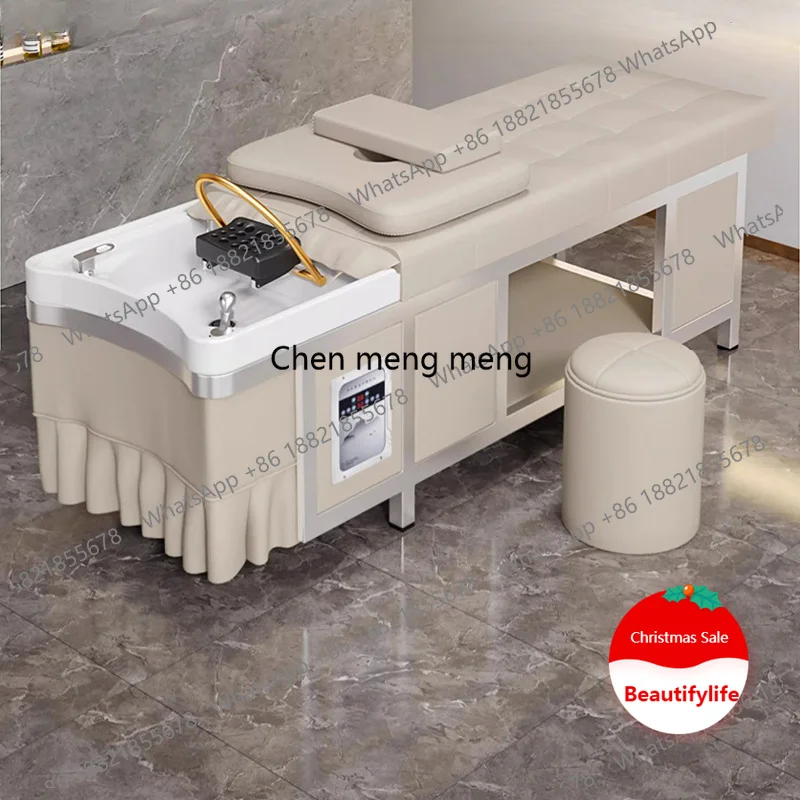 

L178 Thai Style Massage Shampoo Chairs Nordic High-end Barber Shower Shampoo Bed Hairdressing Salon Furniture Silla Peluqueria