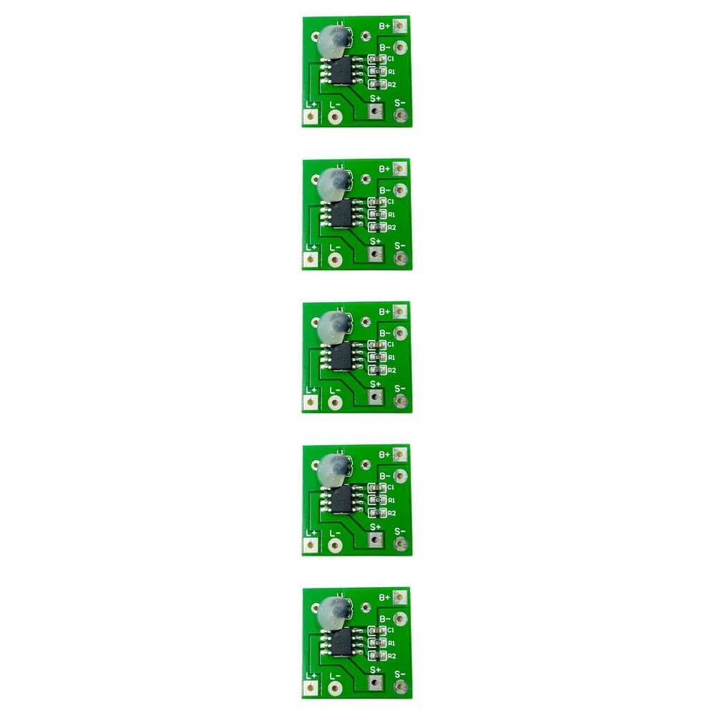 5pcs for Solar Light Driver Board Compatible with for Solar Flashlight and Street Light Assemblies Compact 2 2cm PCB Size