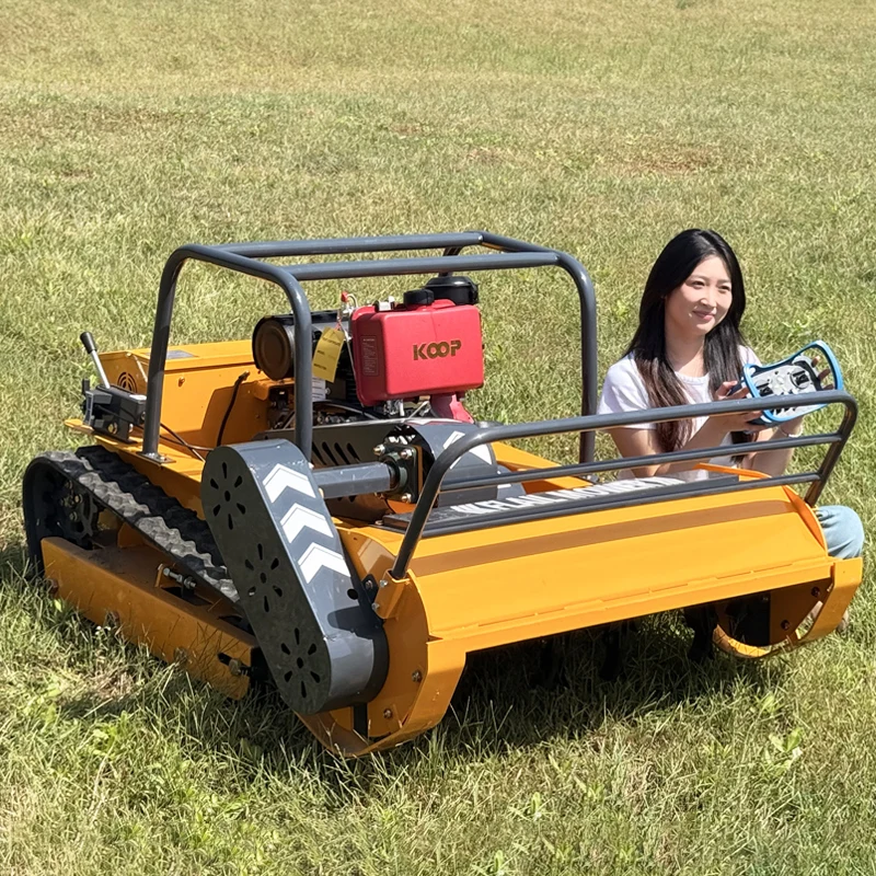 

Customized Remote-Controlled Flail mower Self-Produced with Cutting Width of 800-1200mm and Speed Range of 3-5km/h