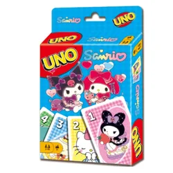 UNO sanrio Matching Hello Kitty Card Game Minecraft  Multiplayer Family Party Boardgame Funny Friends Entertainment Poker